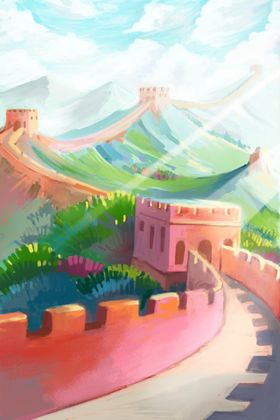 创意卡通梦幻插画