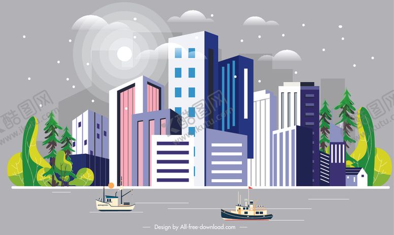 编号：78021509140101342718【酷图网】源文件下载-城市插画