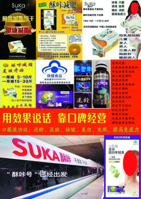 美容美体减肥彩页传单