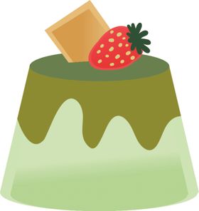 抹茶甜点卡通绿色矢量图相关