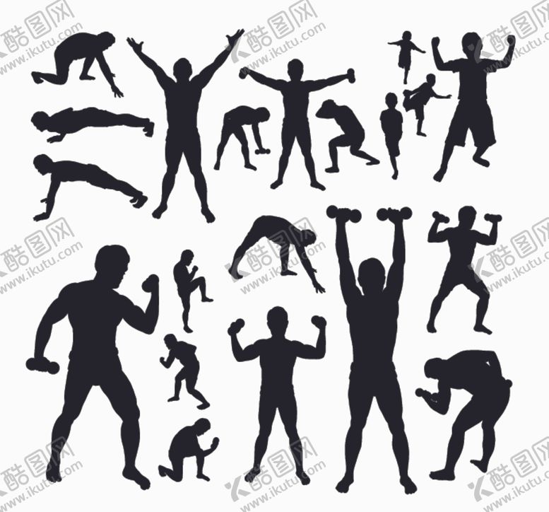 编号：31694309180419351558【酷图网】源文件下载-运动剪影