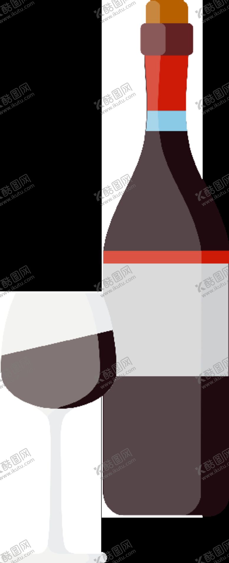 编号：94828909160255266096【酷图网】源文件下载-插画红酒