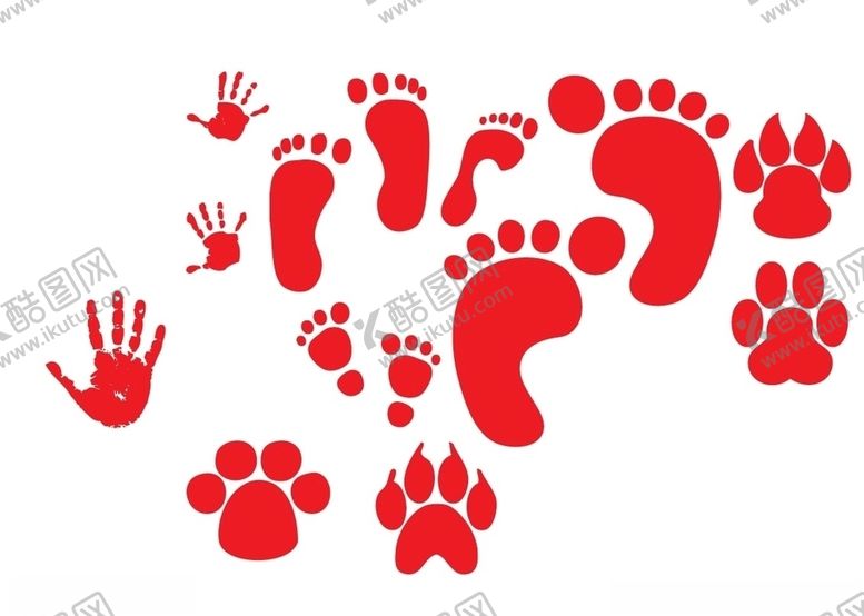 编号：34124110291500568237【酷图网】源文件下载-脚印
