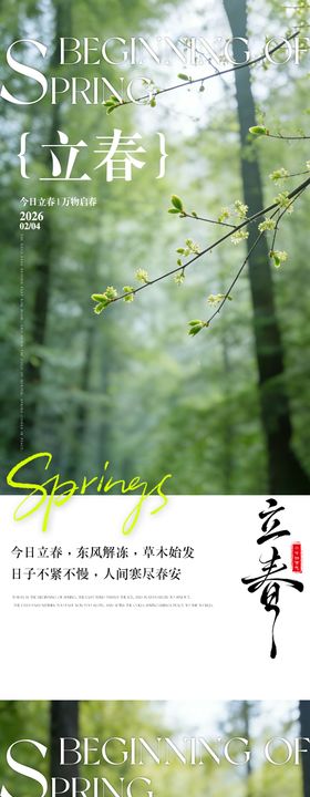 立春系列海报