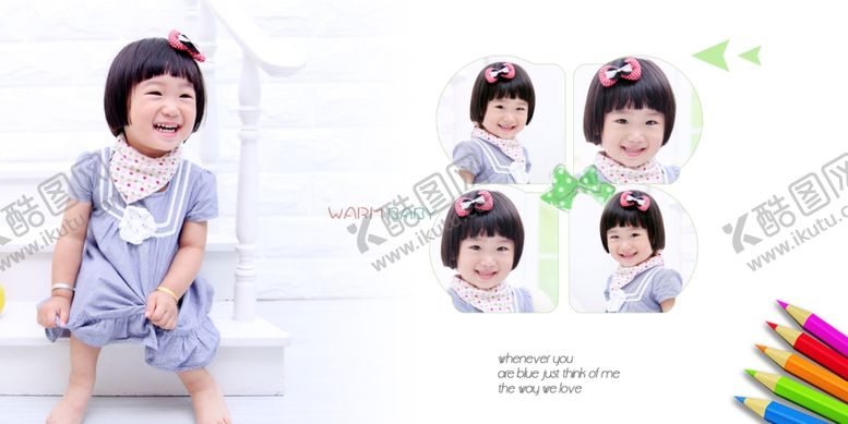 编号：41460710121922539804【酷图网】源文件下载-快乐成长幼儿少儿纪念相册模板