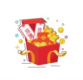 MBE春节红色礼盒金币红包