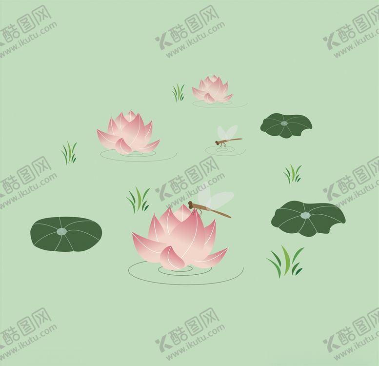 编号：93175909170654436469【酷图网】源文件下载-水墨荷花