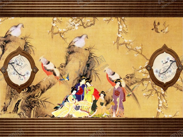 编号：12804009242116458221【酷图网】源文件下载-新中式背景墙