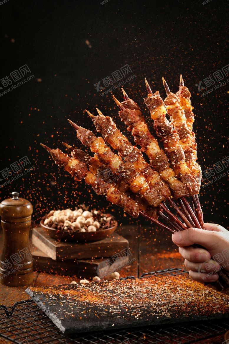 编号：19365009211929353607【酷图网】源文件下载-羊肉串 烤串