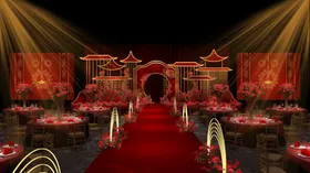 婚礼舞台效果图