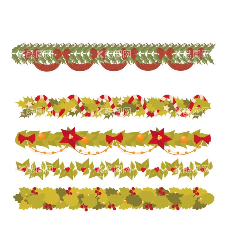 编号：26189212041224145415【酷图网】源文件下载-圣诞节边装饰