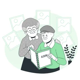 老年生活外公外婆人祖父母上纪