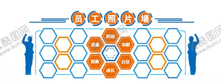 编号：74697806241948212265【酷图网】源文件下载-员工风采文化墙