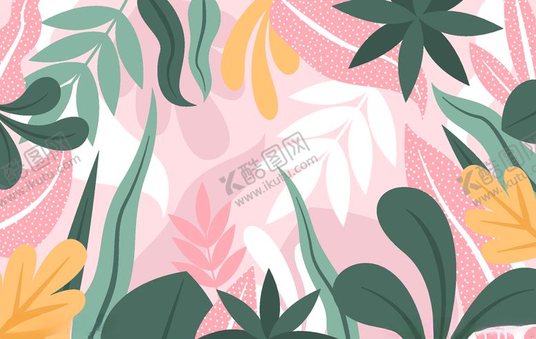 编号：40228209132001289579【酷图网】源文件下载-叶子背景