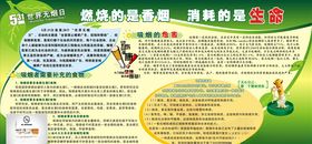 世界无烟日展板海报宣传页