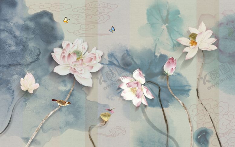 编号：92773704141802144437【酷图网】源文件下载-新中式背景墙