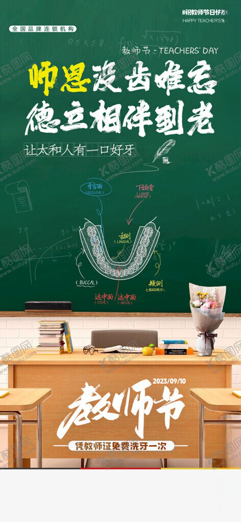 编号：26834905240028048479【酷图网】源文件下载-教师节海报
