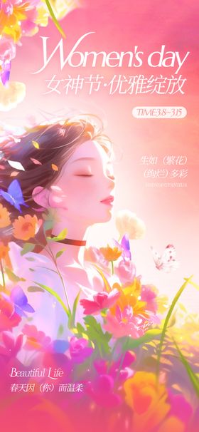 女王节海报妇背景三八38妇