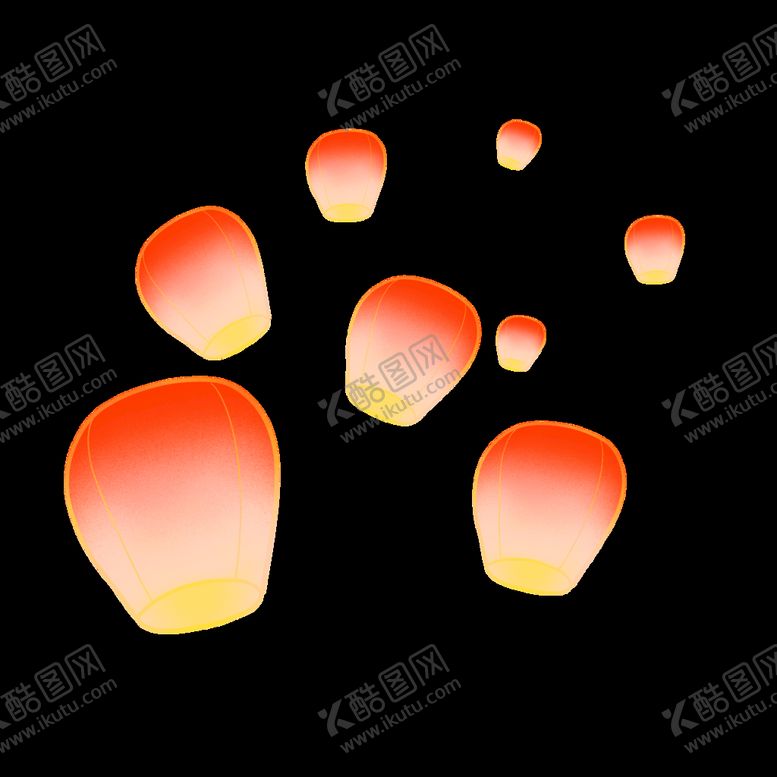 编号：02571309201056460546【酷图网】源文件下载-孔明灯