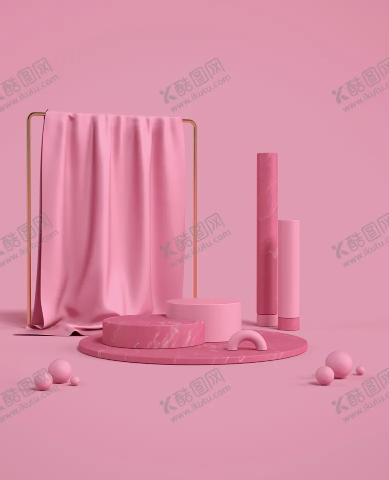 编号：02897409152115415298【酷图网】源文件下载-粉色几何舞台背景布底纹