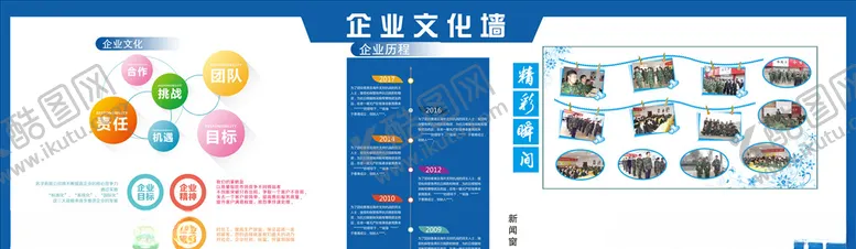 编号：22884405141940414833【酷图网】源文件下载-企业文化展板