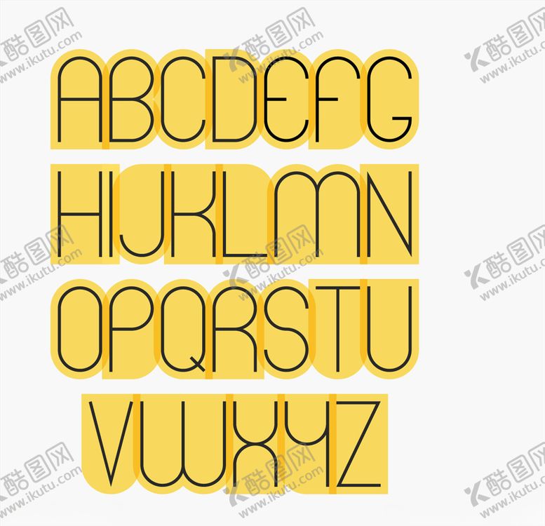 编号：58757310070135338788【酷图网】源文件下载-卡通字母