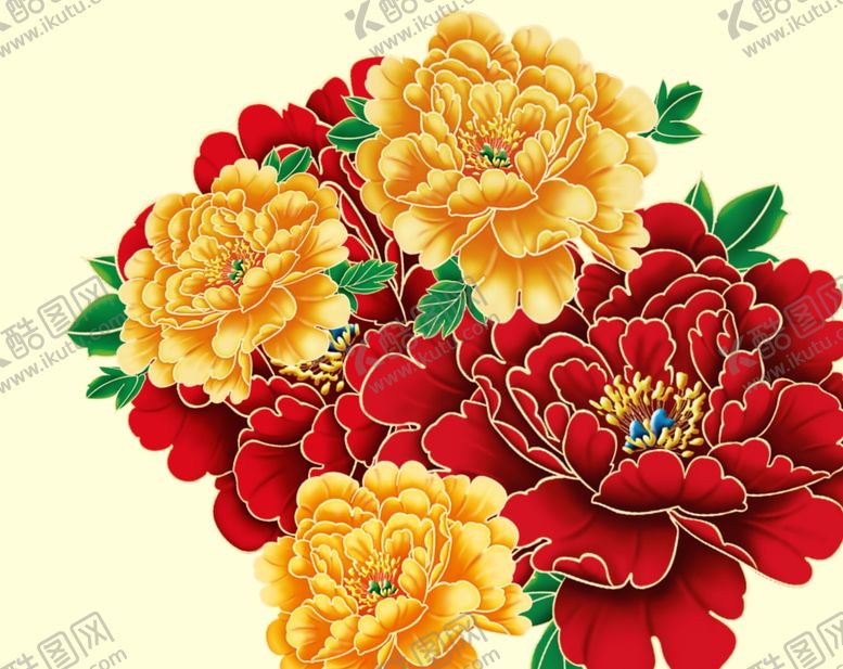 编号：40790910111602396327【酷图网】源文件下载-牡丹花