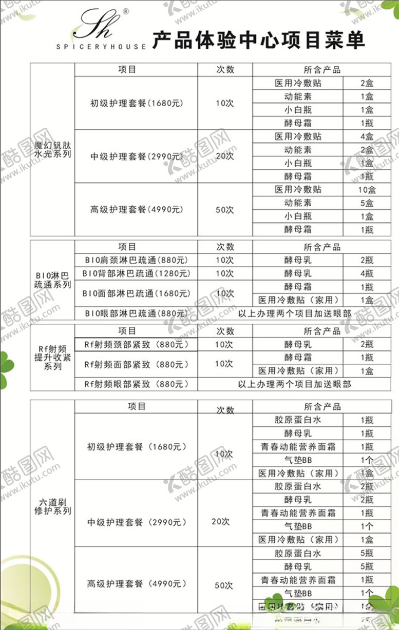编号：51146406250208123353【酷图网】源文件下载-美容展板