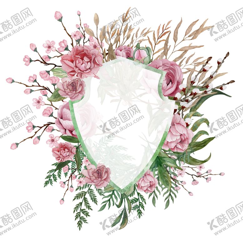 编号：22601201281013217714【酷图网】源文件下载-手绘花卉