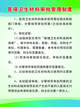 口腔诊所医保管理工作制度