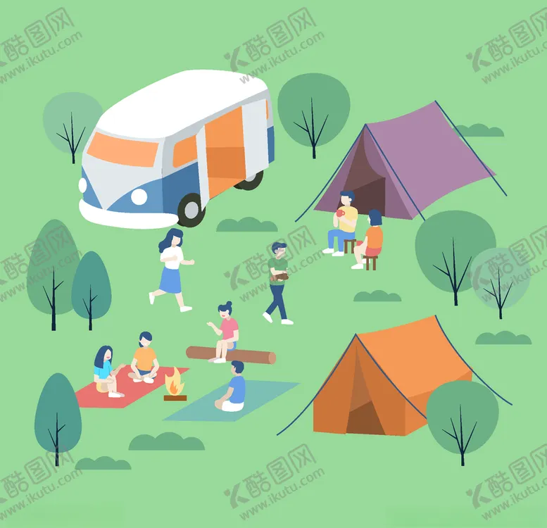 编号：62776906191118171602【酷图网】源文件下载-露营