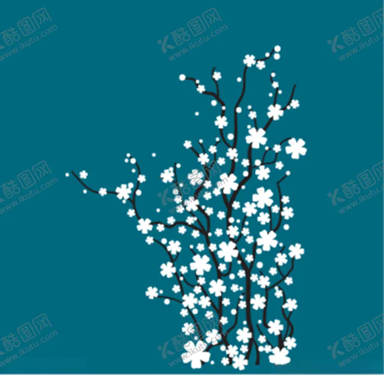 编号：68885312130139478095【酷图网】源文件下载-矢量图梅花