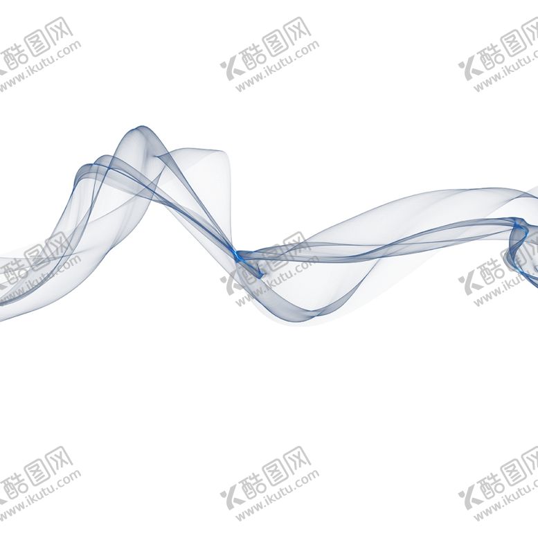 编号：30325907090537355032【酷图网】源文件下载-蓝色飘带