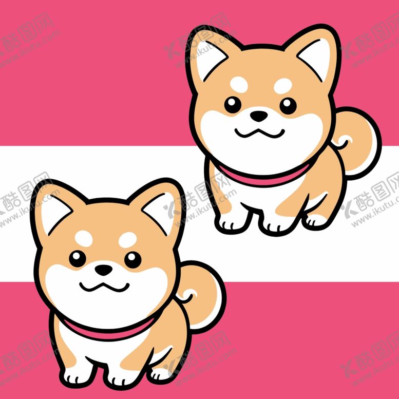 编号：54756707011026362570【酷图网】源文件下载-可爱柴犬卡通形象