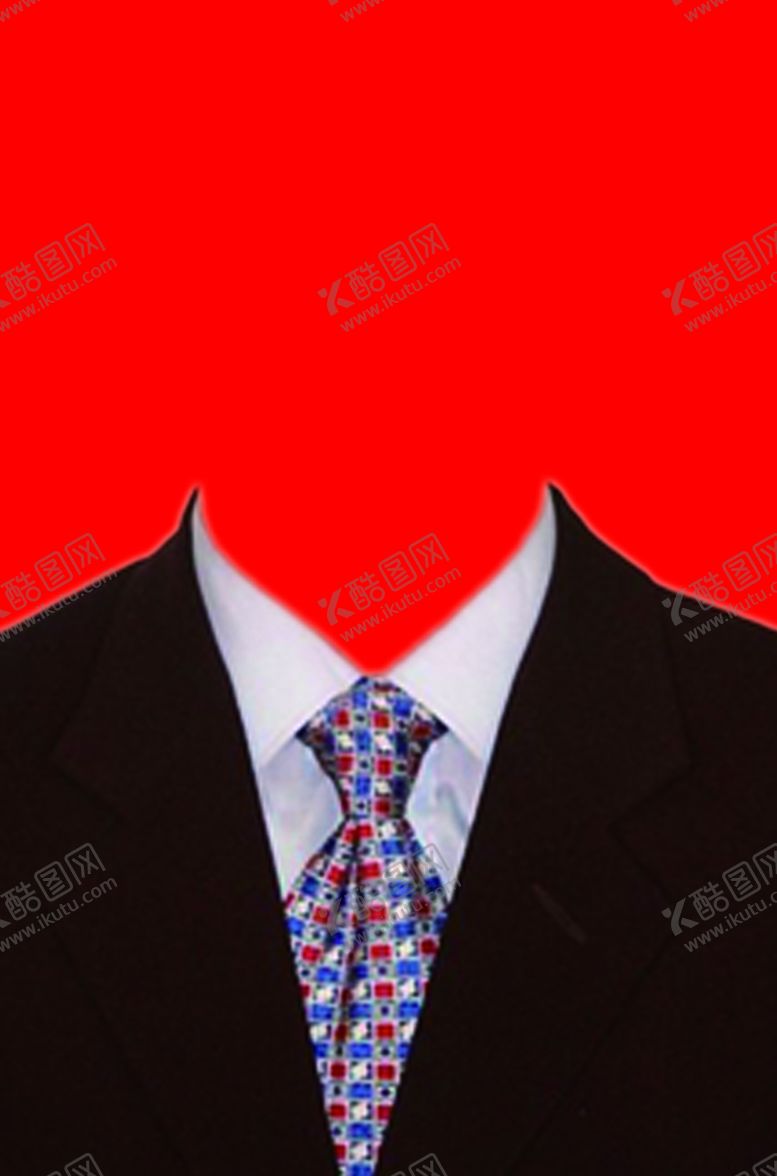 编号：21808505121733304312【酷图网】源文件下载-男士西装证件照