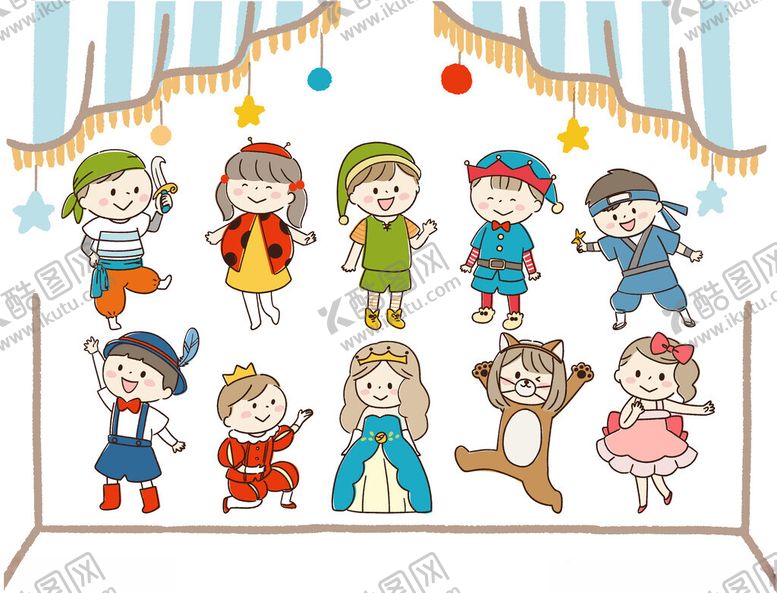 编号：95094810300640541507【酷图网】源文件下载-儿童欢乐派对场景