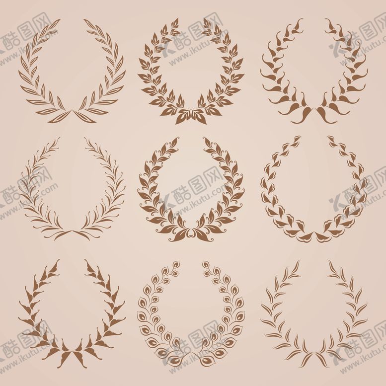 编号：78247910021934027855【酷图网】源文件下载-花环合集