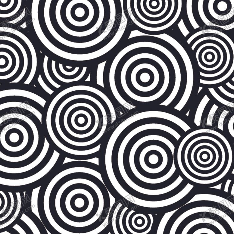 编号：26010709181111198856【酷图网】源文件下载-黑白简约花纹