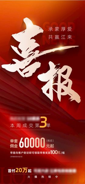喜报海报