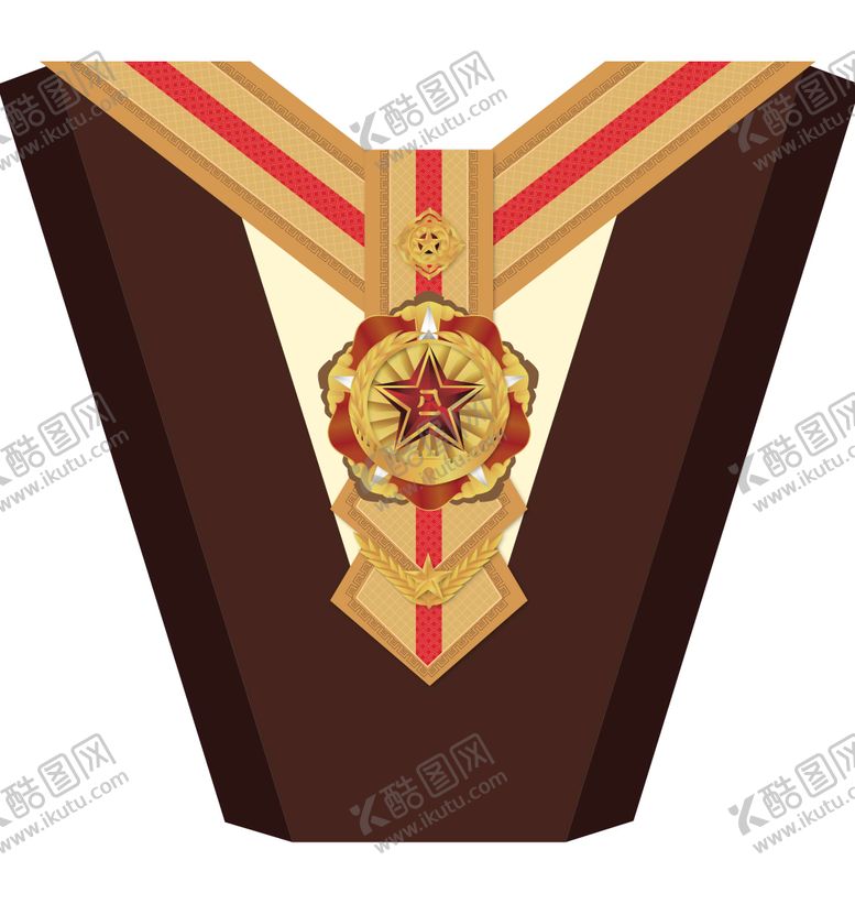 编号：13622802191821423807【酷图网】源文件下载-八一军队荣誉勋章矢量