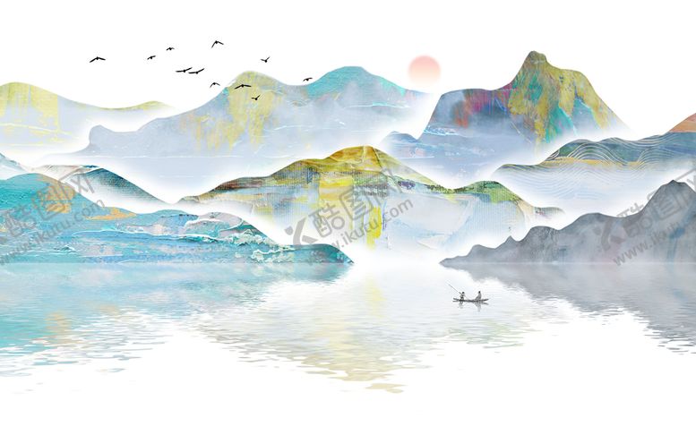 编号：82641509252346175309【酷图网】源文件下载-山水画 