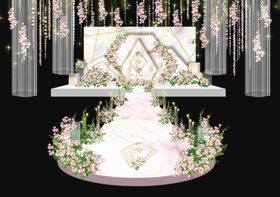 粉色大理石婚礼