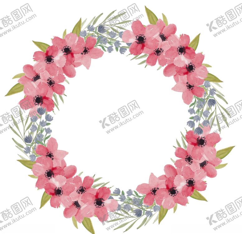 编号：12192206240326305224【酷图网】源文件下载-花卉边框