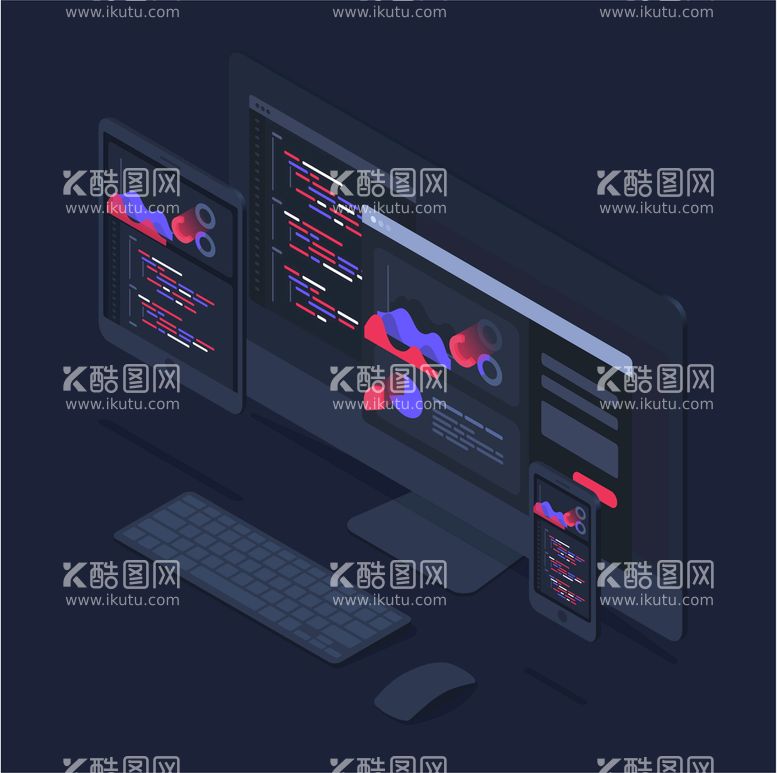 编号：98462709250301057485【酷图网】源文件下载-电子设备插画