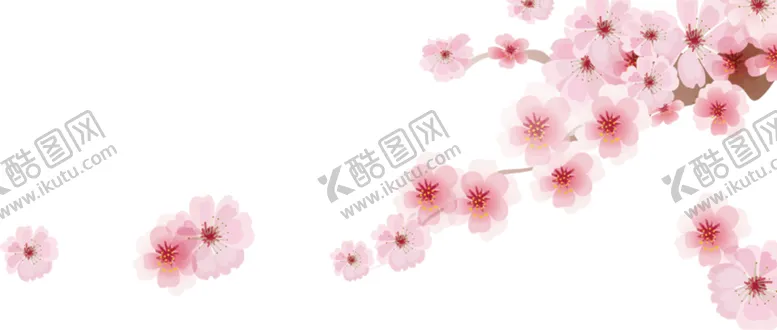 编号：23500102100727377252【酷图网】源文件下载- 手绘粉色桃花免扣素材图片