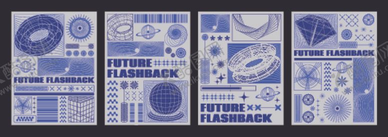 编号：65704204011820406865【酷图网】源文件下载-复古风蓝白海报设计