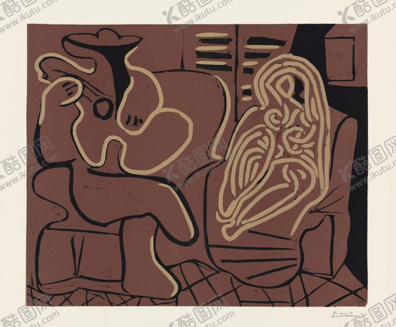 编号：77425806191238426763【酷图网】源文件下载-毕加索抽象绘画作品