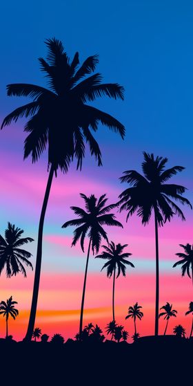 椰树沙滩