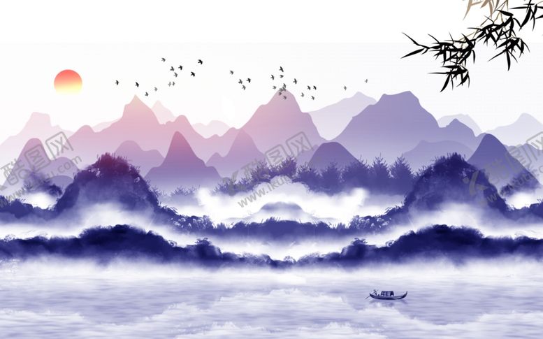 编号：14888310092317413673【酷图网】源文件下载-山水画