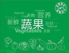 蔬菜背景墙